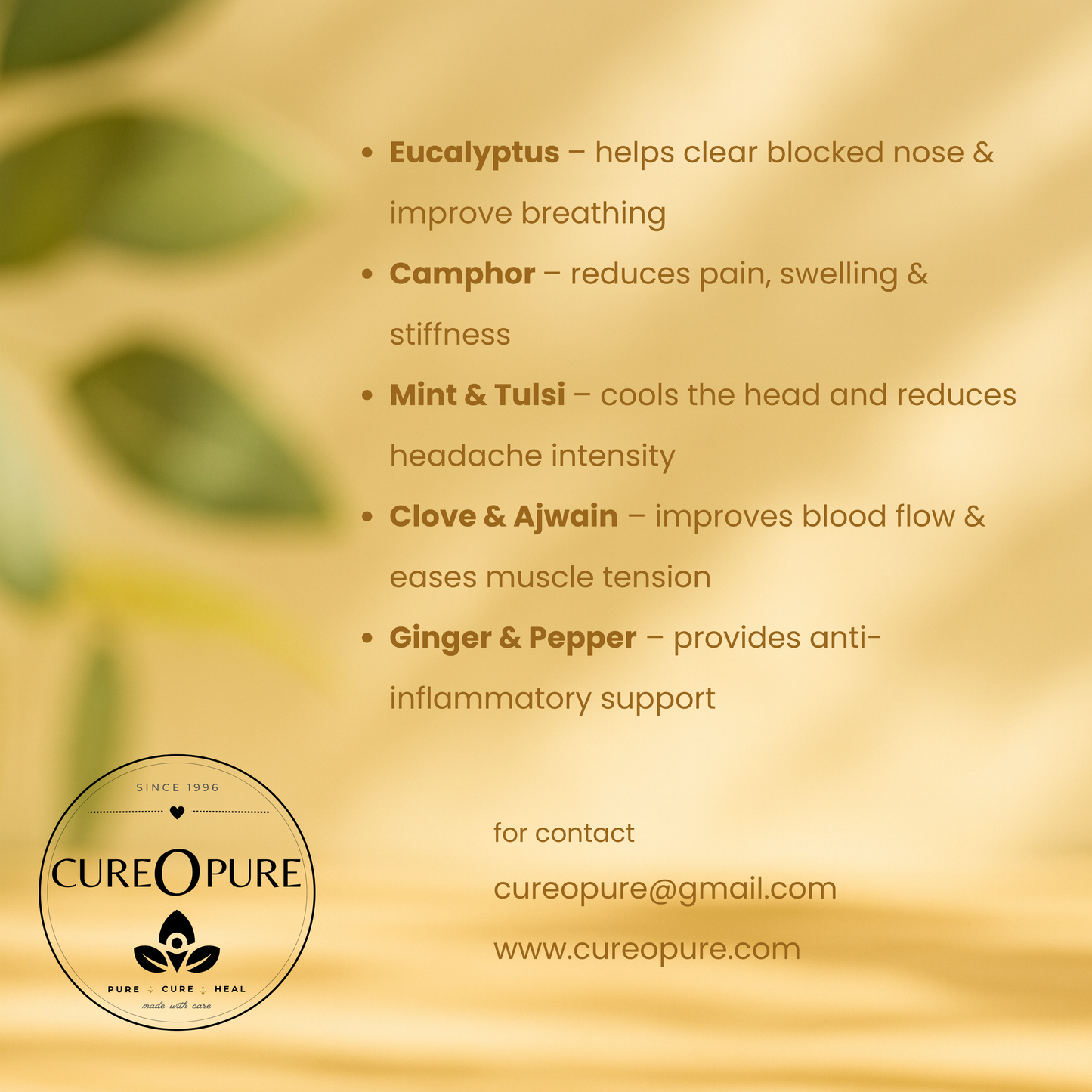 Zentho Homemade Pain Relief Oil - Combo Pack